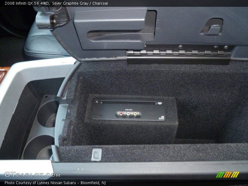 Silver Graphite Gray / Charcoal 2008 Infiniti QX 56 4WD