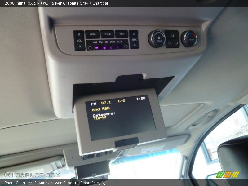 Silver Graphite Gray / Charcoal 2008 Infiniti QX 56 4WD