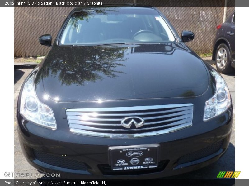 Black Obsidian / Graphite 2009 Infiniti G 37 x Sedan
