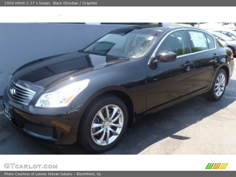 Black Obsidian / Graphite 2009 Infiniti G 37 x Sedan