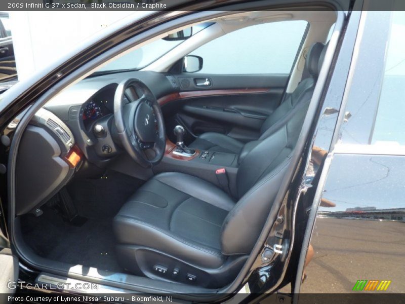 Black Obsidian / Graphite 2009 Infiniti G 37 x Sedan