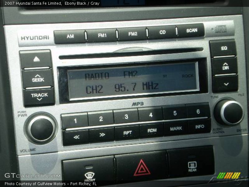 Ebony Black / Gray 2007 Hyundai Santa Fe Limited