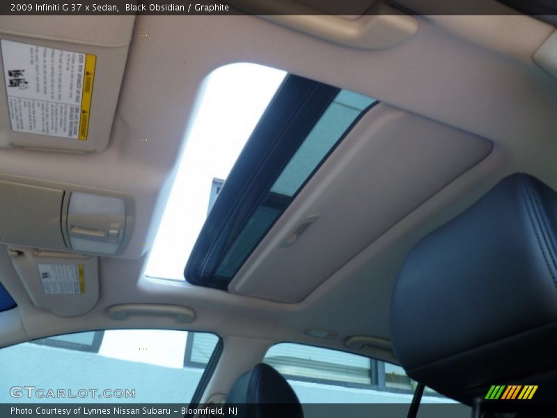 Black Obsidian / Graphite 2009 Infiniti G 37 x Sedan