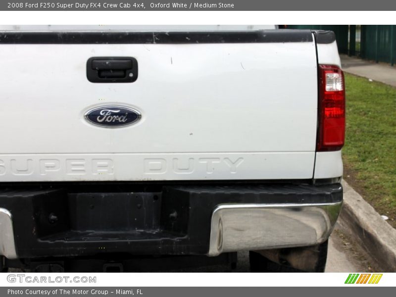 Oxford White / Medium Stone 2008 Ford F250 Super Duty FX4 Crew Cab 4x4