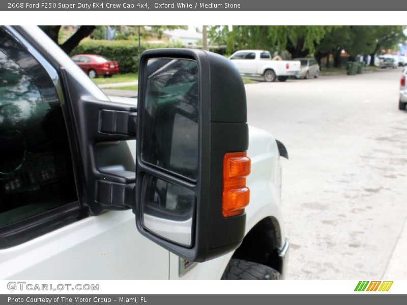 Oxford White / Medium Stone 2008 Ford F250 Super Duty FX4 Crew Cab 4x4