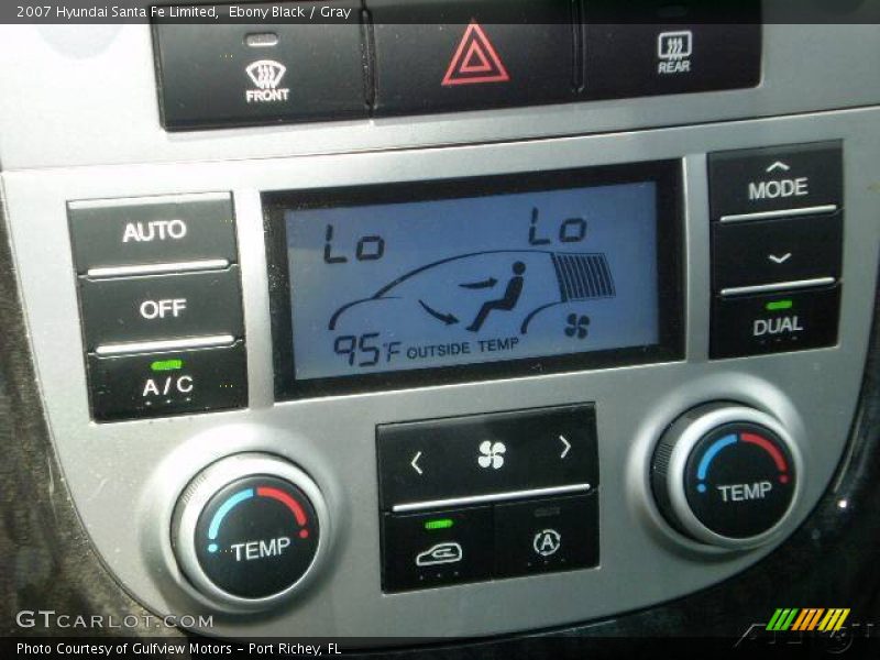 Ebony Black / Gray 2007 Hyundai Santa Fe Limited