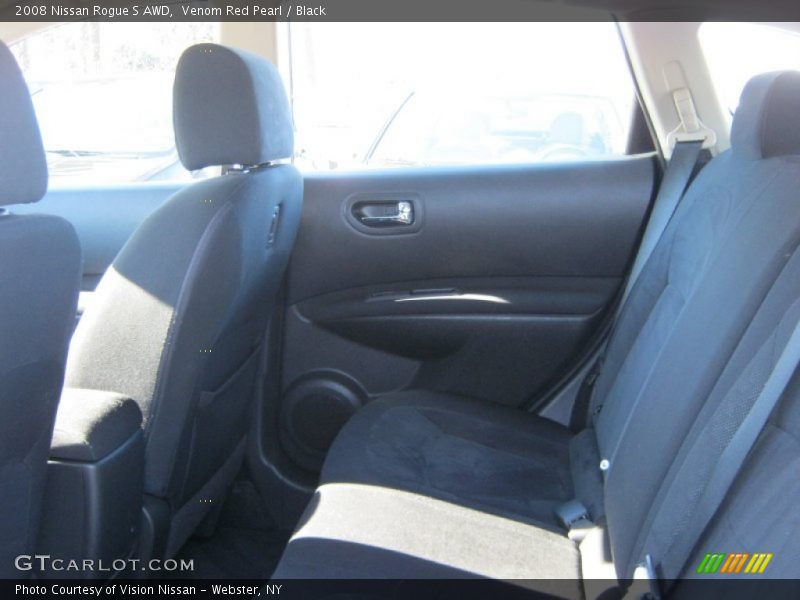 Venom Red Pearl / Black 2008 Nissan Rogue S AWD