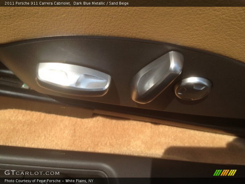 Dark Blue Metallic / Sand Beige 2011 Porsche 911 Carrera Cabriolet