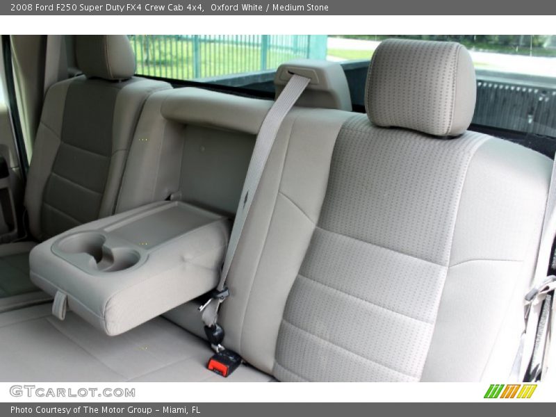 Oxford White / Medium Stone 2008 Ford F250 Super Duty FX4 Crew Cab 4x4