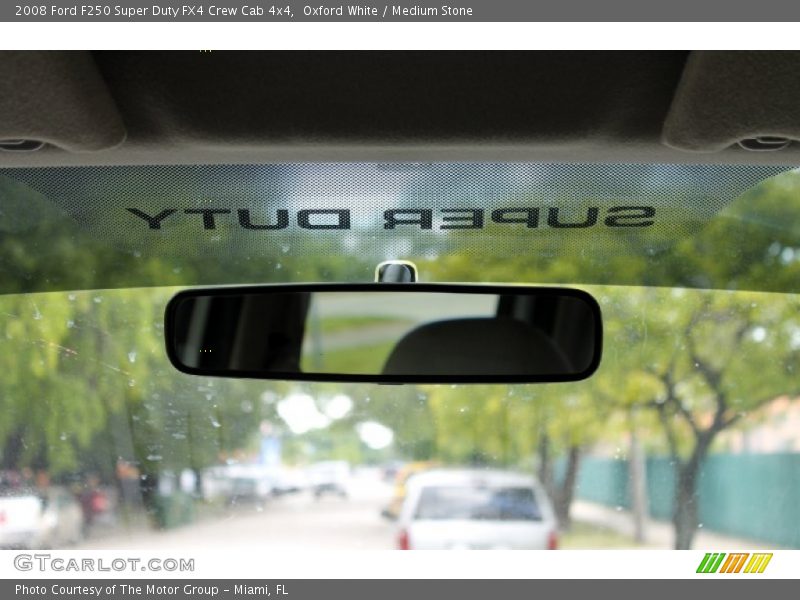 Oxford White / Medium Stone 2008 Ford F250 Super Duty FX4 Crew Cab 4x4