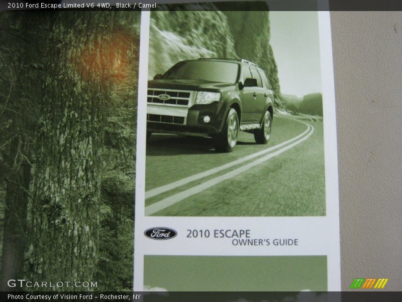 Black / Camel 2010 Ford Escape Limited V6 4WD