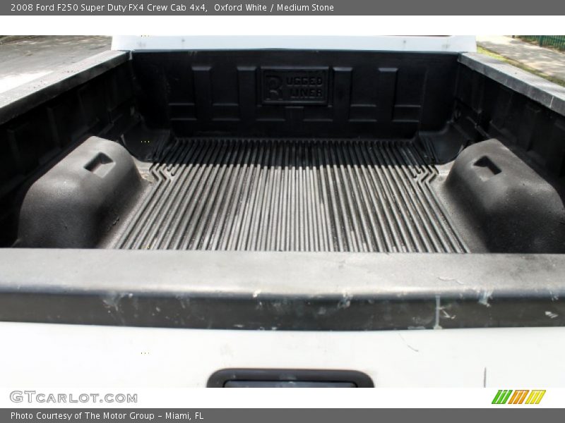 Oxford White / Medium Stone 2008 Ford F250 Super Duty FX4 Crew Cab 4x4