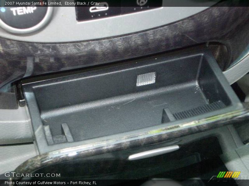 Ebony Black / Gray 2007 Hyundai Santa Fe Limited