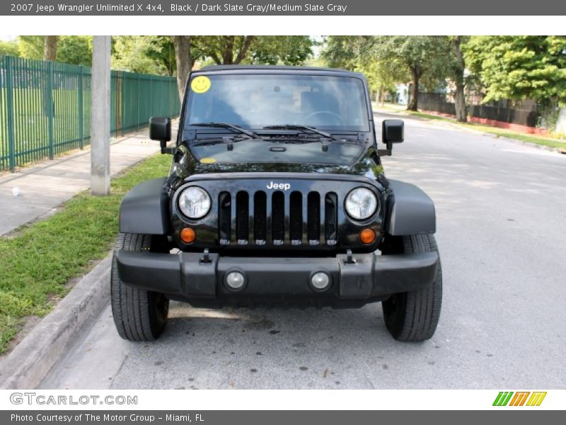 Black / Dark Slate Gray/Medium Slate Gray 2007 Jeep Wrangler Unlimited X 4x4