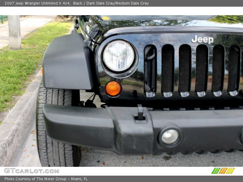 Black / Dark Slate Gray/Medium Slate Gray 2007 Jeep Wrangler Unlimited X 4x4