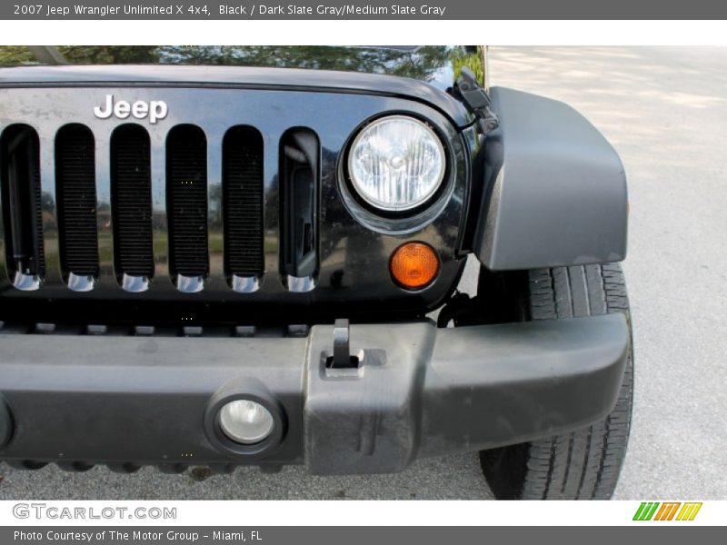 Black / Dark Slate Gray/Medium Slate Gray 2007 Jeep Wrangler Unlimited X 4x4