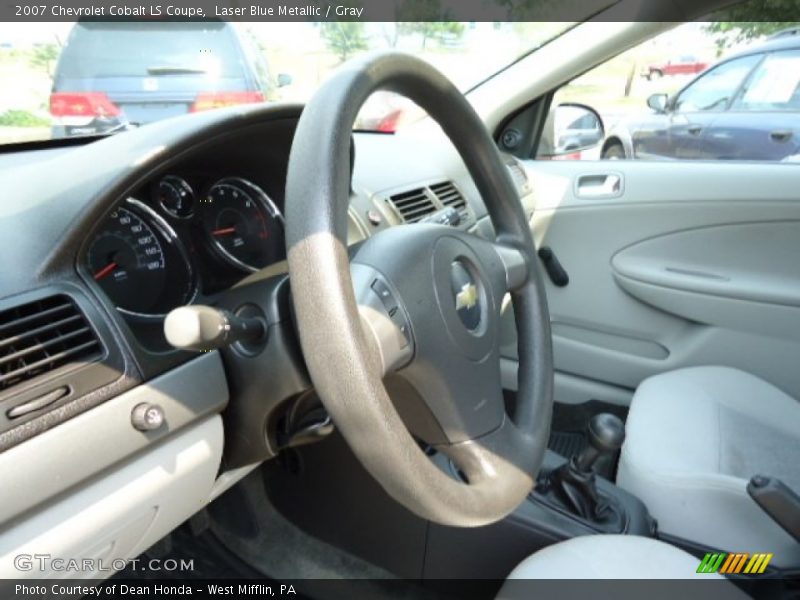 Laser Blue Metallic / Gray 2007 Chevrolet Cobalt LS Coupe