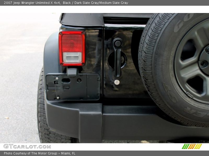 Black / Dark Slate Gray/Medium Slate Gray 2007 Jeep Wrangler Unlimited X 4x4