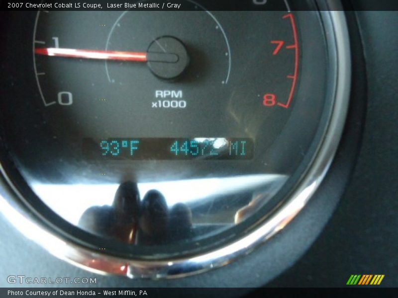 Laser Blue Metallic / Gray 2007 Chevrolet Cobalt LS Coupe