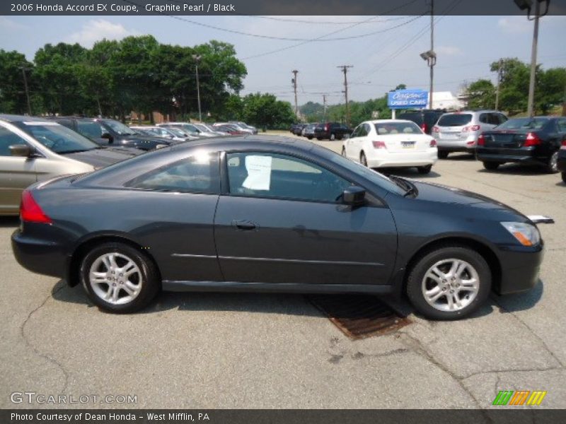 Graphite Pearl / Black 2006 Honda Accord EX Coupe