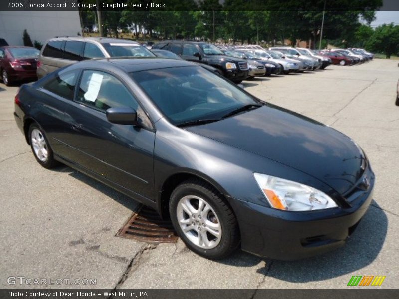 Graphite Pearl / Black 2006 Honda Accord EX Coupe