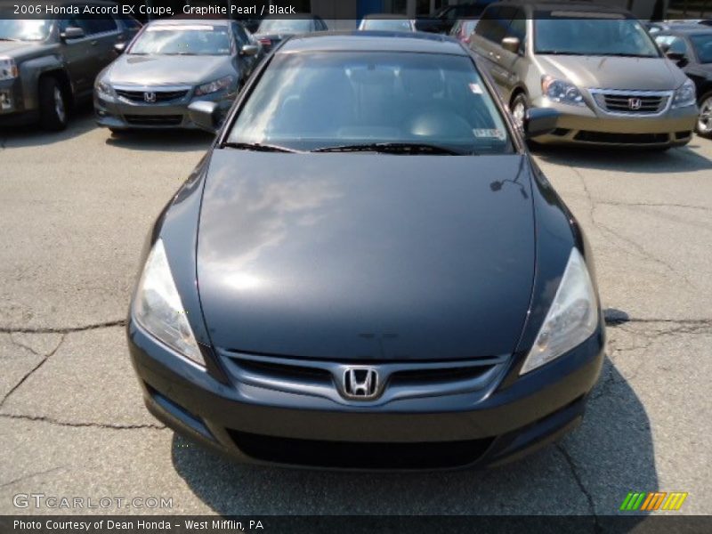 Graphite Pearl / Black 2006 Honda Accord EX Coupe