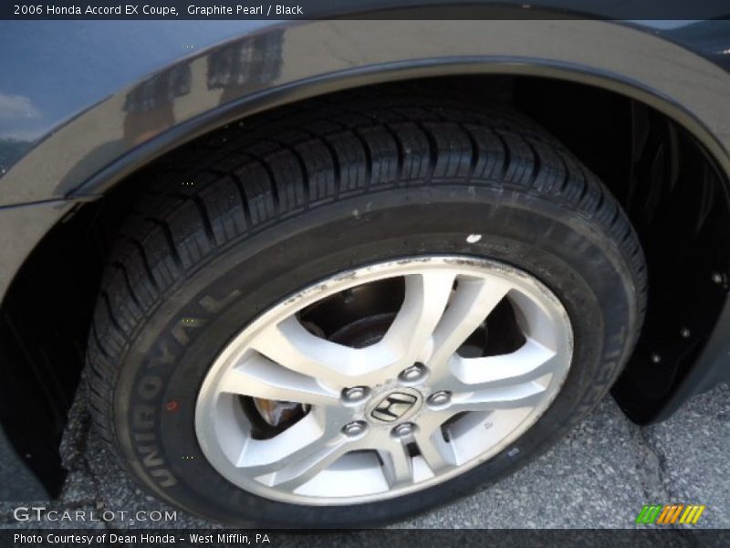 Graphite Pearl / Black 2006 Honda Accord EX Coupe