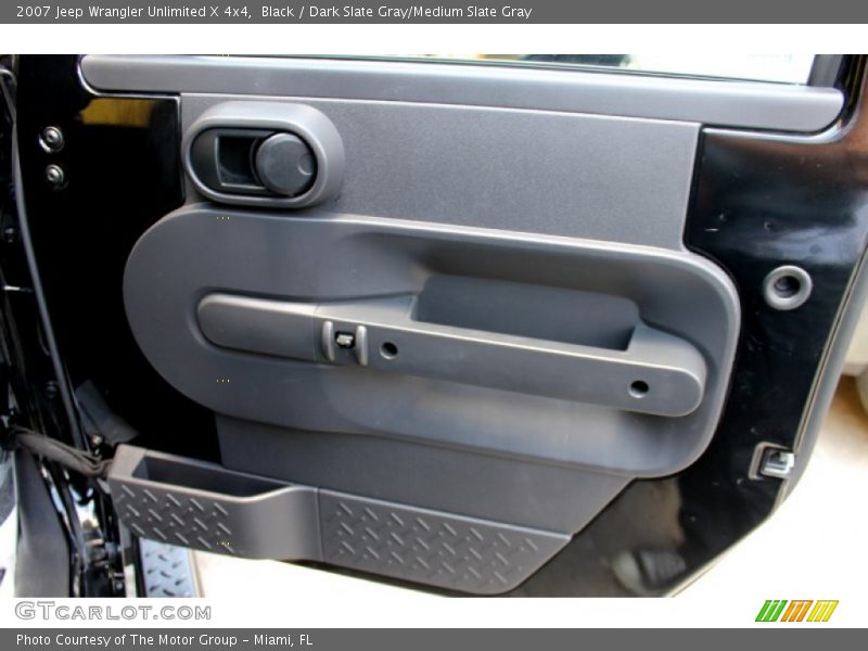 Black / Dark Slate Gray/Medium Slate Gray 2007 Jeep Wrangler Unlimited X 4x4