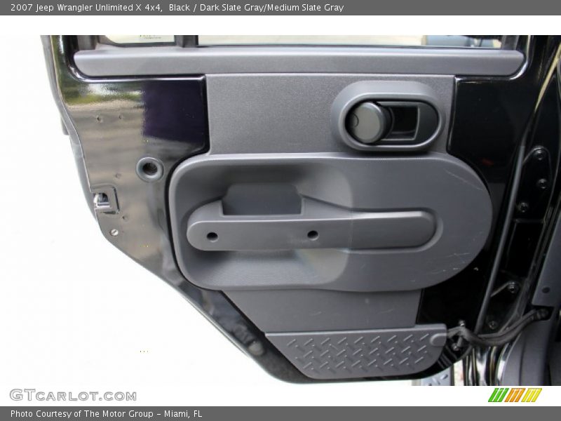 Black / Dark Slate Gray/Medium Slate Gray 2007 Jeep Wrangler Unlimited X 4x4
