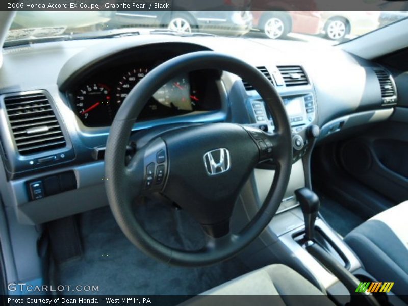 Graphite Pearl / Black 2006 Honda Accord EX Coupe