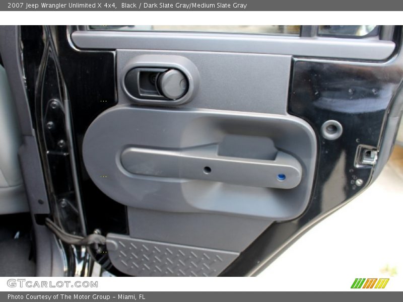 Black / Dark Slate Gray/Medium Slate Gray 2007 Jeep Wrangler Unlimited X 4x4