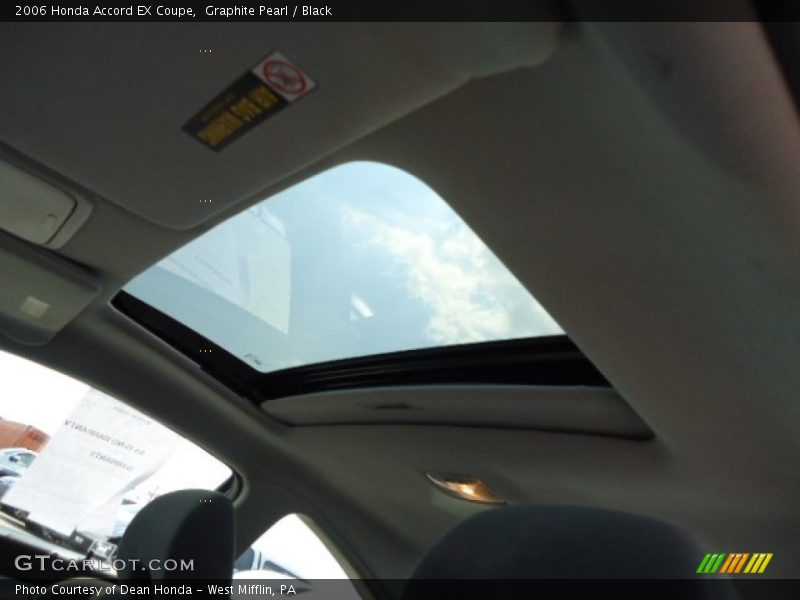 Graphite Pearl / Black 2006 Honda Accord EX Coupe