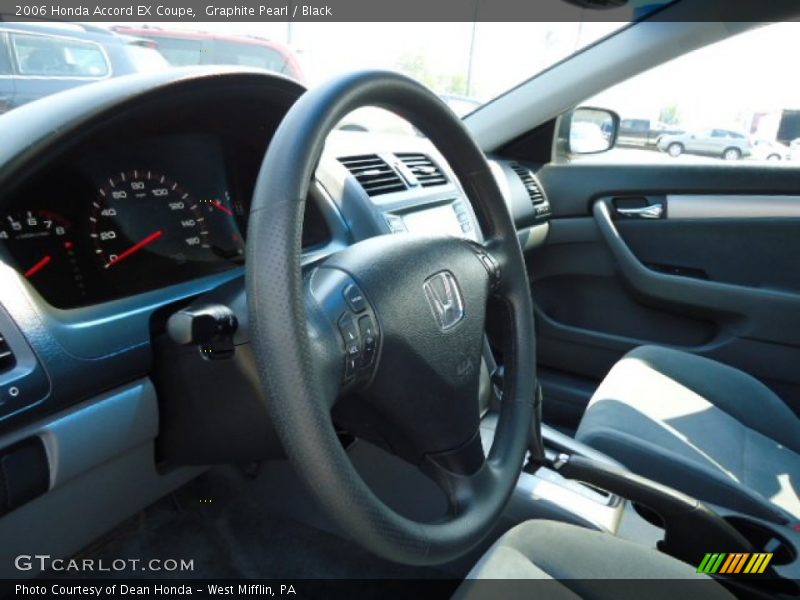 Graphite Pearl / Black 2006 Honda Accord EX Coupe