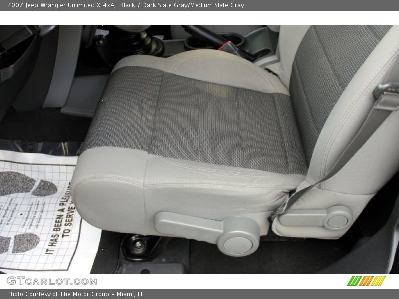 Black / Dark Slate Gray/Medium Slate Gray 2007 Jeep Wrangler Unlimited X 4x4