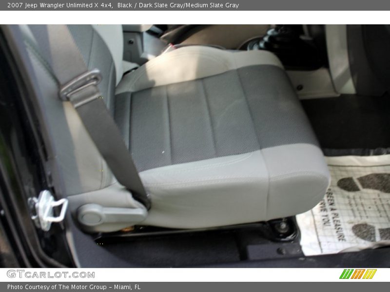 Black / Dark Slate Gray/Medium Slate Gray 2007 Jeep Wrangler Unlimited X 4x4