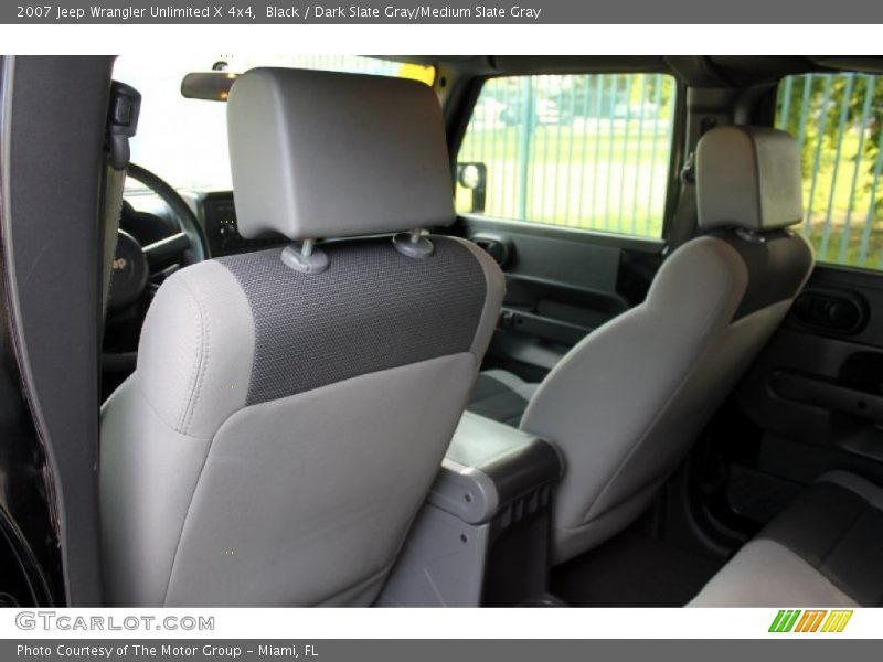 Black / Dark Slate Gray/Medium Slate Gray 2007 Jeep Wrangler Unlimited X 4x4