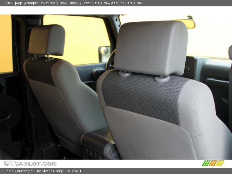 Black / Dark Slate Gray/Medium Slate Gray 2007 Jeep Wrangler Unlimited X 4x4