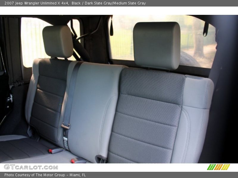 Black / Dark Slate Gray/Medium Slate Gray 2007 Jeep Wrangler Unlimited X 4x4