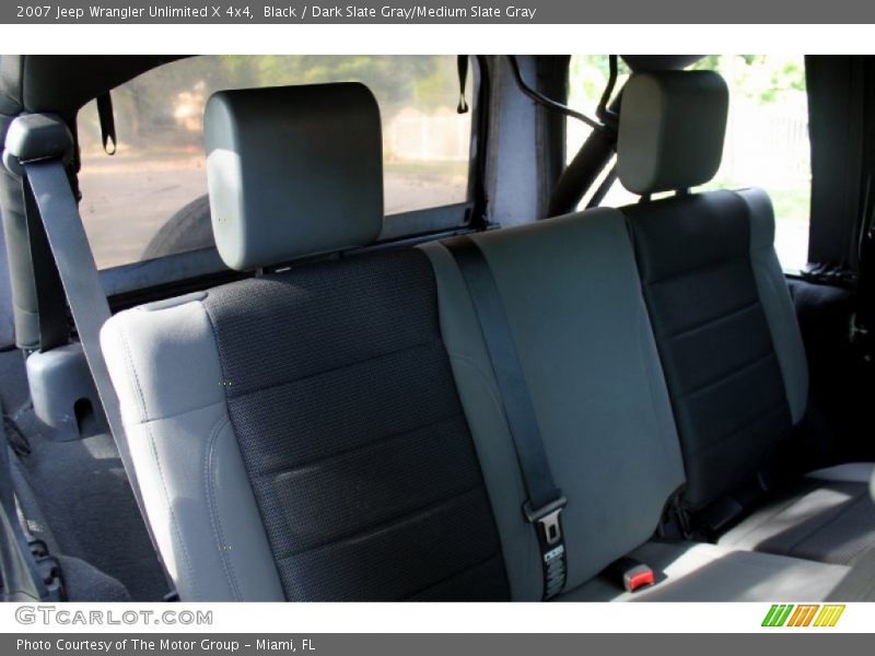 Black / Dark Slate Gray/Medium Slate Gray 2007 Jeep Wrangler Unlimited X 4x4