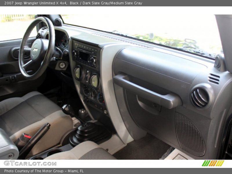 Black / Dark Slate Gray/Medium Slate Gray 2007 Jeep Wrangler Unlimited X 4x4