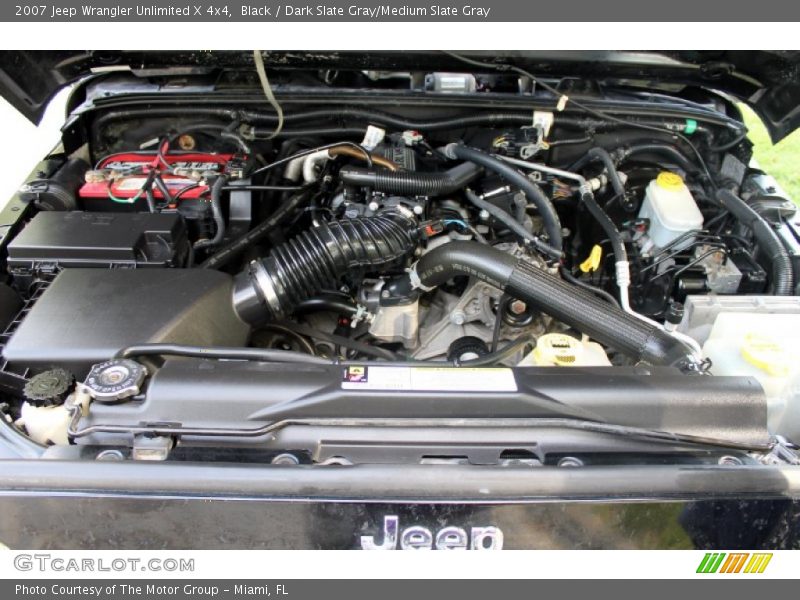 Black / Dark Slate Gray/Medium Slate Gray 2007 Jeep Wrangler Unlimited X 4x4