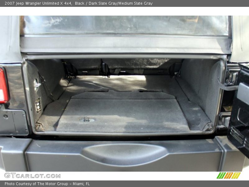 Black / Dark Slate Gray/Medium Slate Gray 2007 Jeep Wrangler Unlimited X 4x4