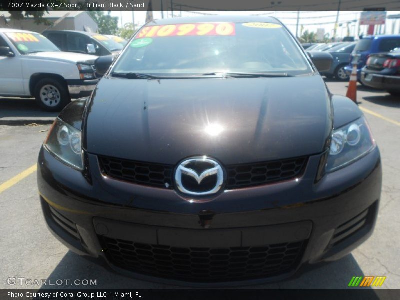 Brilliant Black / Sand 2007 Mazda CX-7 Sport