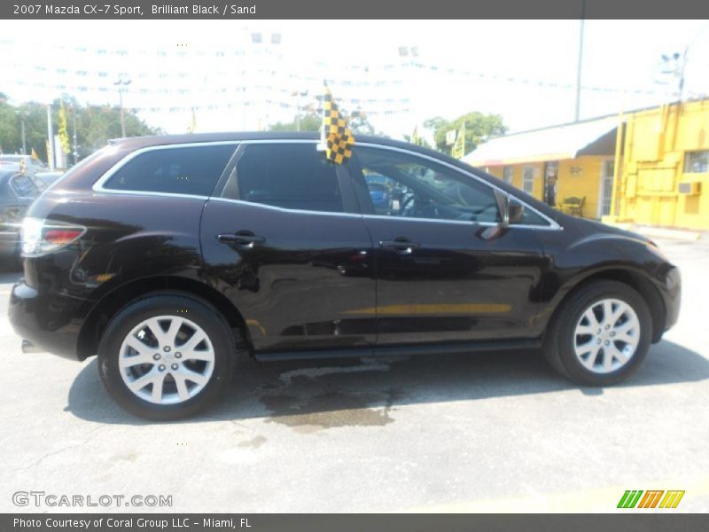 Brilliant Black / Sand 2007 Mazda CX-7 Sport