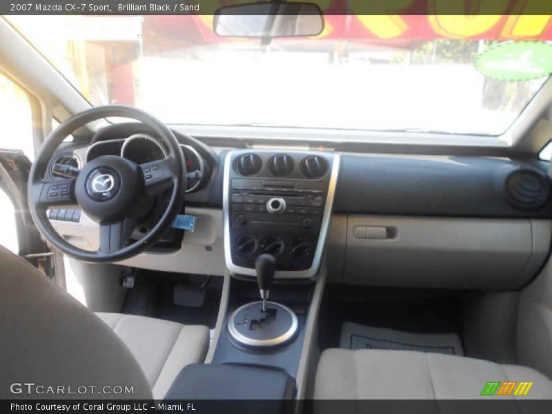 Brilliant Black / Sand 2007 Mazda CX-7 Sport