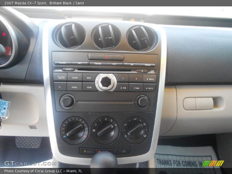Brilliant Black / Sand 2007 Mazda CX-7 Sport