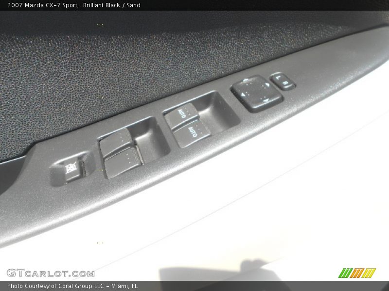 Brilliant Black / Sand 2007 Mazda CX-7 Sport