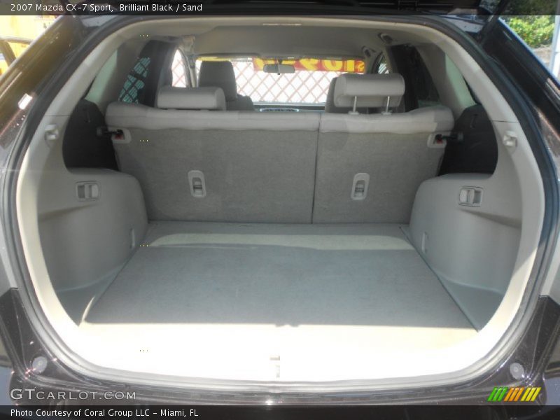 Brilliant Black / Sand 2007 Mazda CX-7 Sport