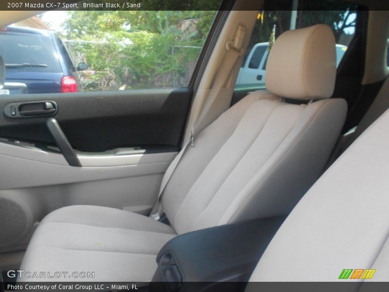 Brilliant Black / Sand 2007 Mazda CX-7 Sport