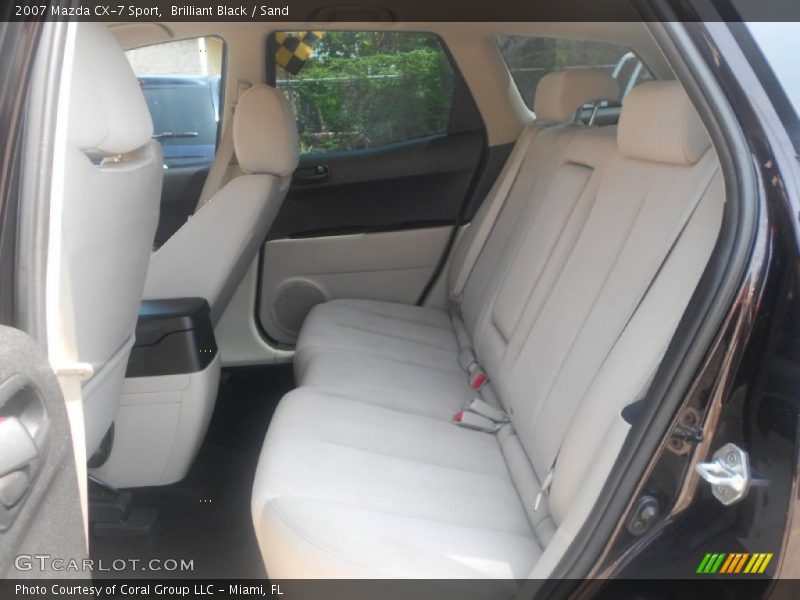 Brilliant Black / Sand 2007 Mazda CX-7 Sport